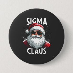 Sigma Claus Lustiger Gen Alpha Mittelschule Weihna Button