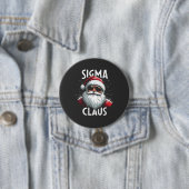 Sigma Claus Lustiger Gen Alpha Mittelschule Weihna Button (Beispiel)