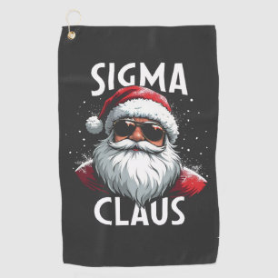 Sigma Claus Lustiger Gen Alpha Mittelschule Weihna Golfhandtuch