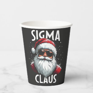 Sigma Claus Lustiger Gen Alpha Mittelschule Weihna Pappbecher