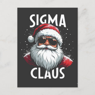 Sigma Claus Lustiger Gen Alpha Mittelstufen Weihna Postkarte