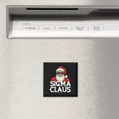 Sigma Claus Santa Funny Christmas Rizz Magnet (In Situ (Geschirrspüler))