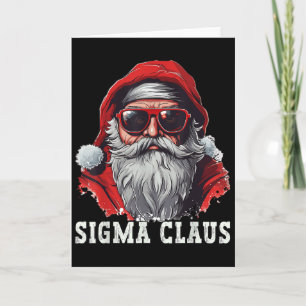 Sigma Claus Weihnachtsmann Lustige Weihnachten Riz Karte
