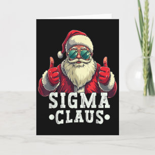 Sigma Claus Weihnachtsmann Lustiges Weihnachten Ri Karte