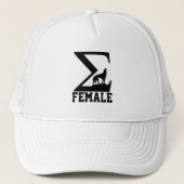 Sigma Female allone wolf Truckerkappe (Vorderseite)