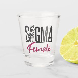 Sigma Female Lone Wolf Schnapsglas