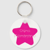 Sigma Feminine Acrylic Keychain Schlüsselanhänger (Rückseite)