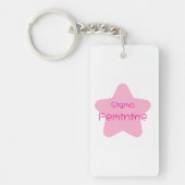 Sigma Feminine Acrylic Keychain Schlüsselanhänger (Vorderseite)