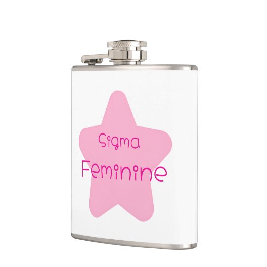 Sigma Feminine Vinyl Wrapped Flask Flachmann (Links)