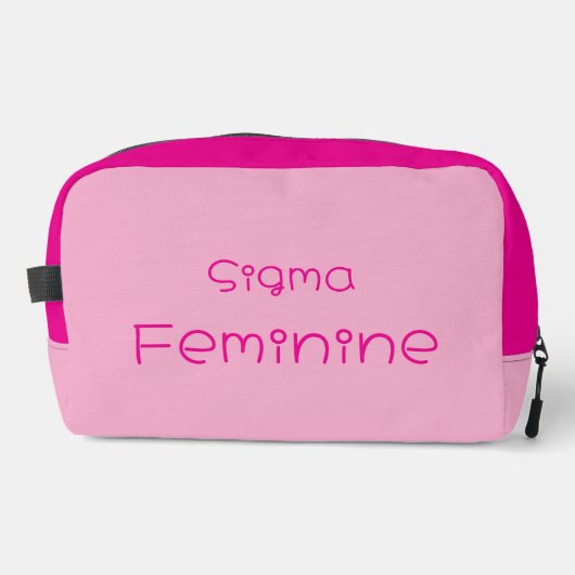 Sigma Feminine Waschbeutel (Vorderseite)