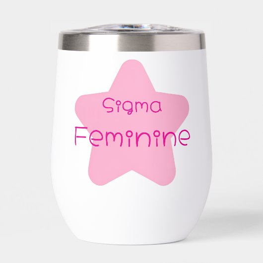 Sigma Feminine Water Bottle (Vorderseite)