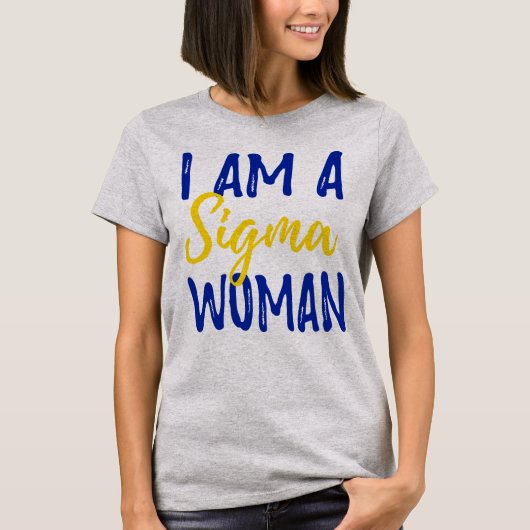 Sigma-Frauen-Ernte-Spitze T-Shirt (Vorderseite)