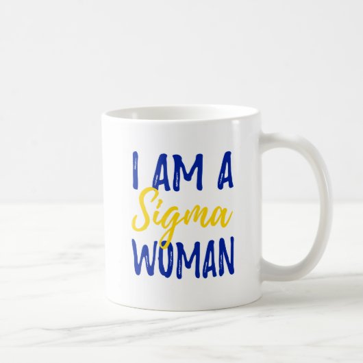 Sigma-Frauen-Tasse Kaffeetasse (Rechts)