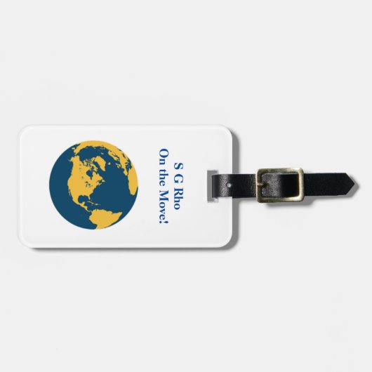 Sigma Gamma Rho Gepäckstück Gepäckanhänger (Vorderseite horizontal)