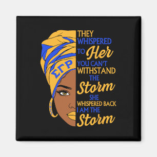 Sigma Gamma Rho Schwesternschaft Black History Mon Magnet