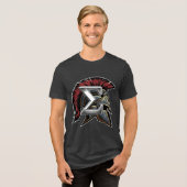 SIGMA Helmet 2 Herren Basic T-Shirt Tri-Blend Shirt (Vorderseite voll)
