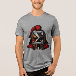 SIGMA Helmet 4 Herren Basic T-Shirt Tri-Blend Shirt
