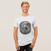 SIGMA Helmet Shield Herren Basic T-Shirt Tri-Blend Shirt (Vorderseite voll)