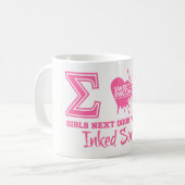 Sigma-Iota-Kaffee-Tasse Kaffeetasse (Vorderseite Links)