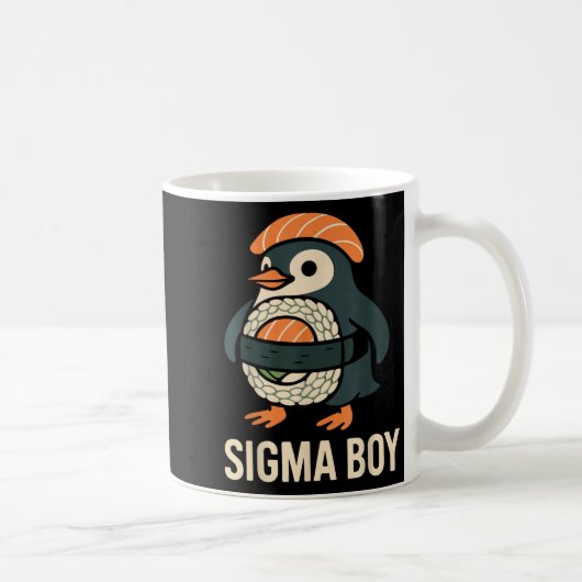 Sigma-Junge italienischer Brainrot lustiges Meme P Kaffeetasse (Rechts)