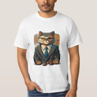 Sigma Lawyer Cat White T - Shirt