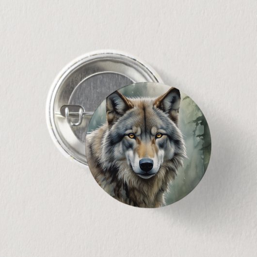 Sigma Male Lone Wolf Button (Vorne & Hinten)