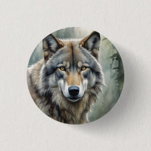 Sigma Male Lone Wolf Button