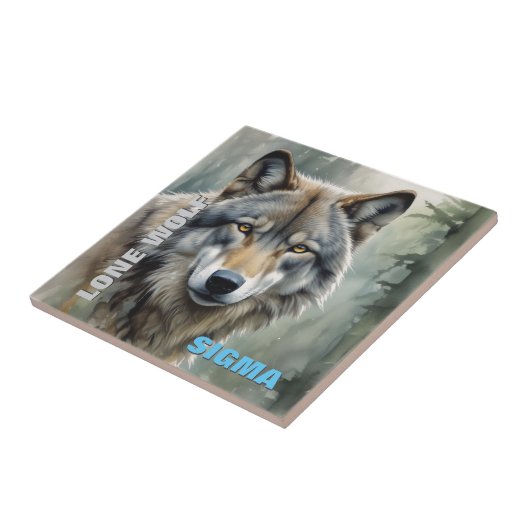 Sigma Male Lone Wolf Fliese (Seite)