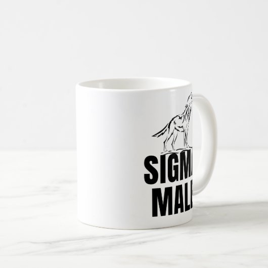 Sigma Male Lone Wolf Kaffeetasse (VorderseiteRechts)