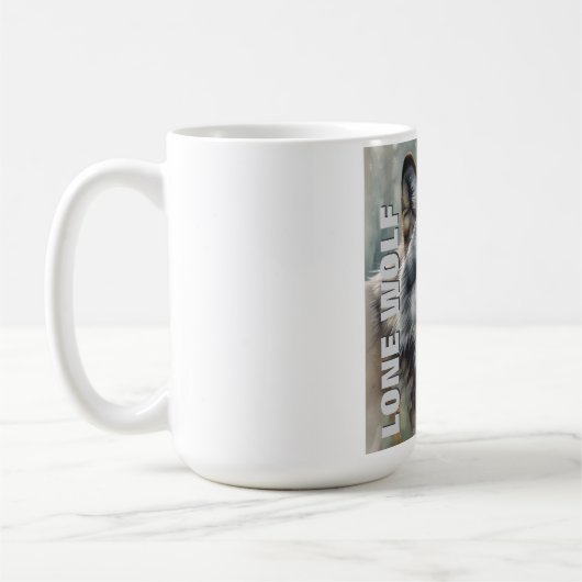 Sigma Male Lone Wolf Kaffeetasse (Links)