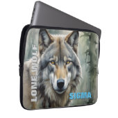 Sigma Male Lone Wolf Laptopschutzhülle (Vorne Rechts)