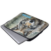 Sigma Male Lone Wolf Laptopschutzhülle (Vorne Knopf)