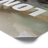 Sigma Male Lone Wolf Poster (Ecke)