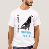 Sigma Male Lone Wolf T-Shirt (Vorderseite)