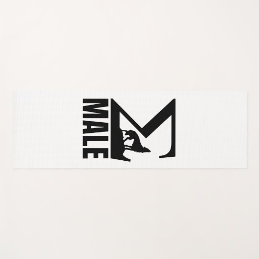 Sigma Male lone wolf Yogamatte (Vorderseite (Horizontal))