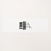 Sigma Male Lone Wolf Yogamatte (Rückseite (Horizontal))