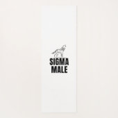 Sigma Male Lone Wolf Yogamatte (Rückseite)
