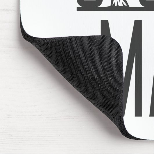 Sigma Male Wolf Lone Loner Meme Mousepad (Ecke)