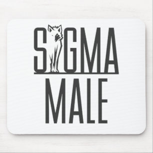Sigma Male Wolf Lone Loner Meme Mousepad