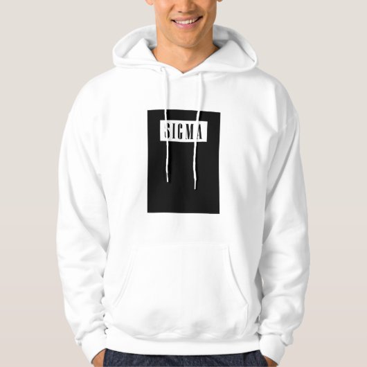 SIGMA-Männchen Hoodie (Vorderseite)