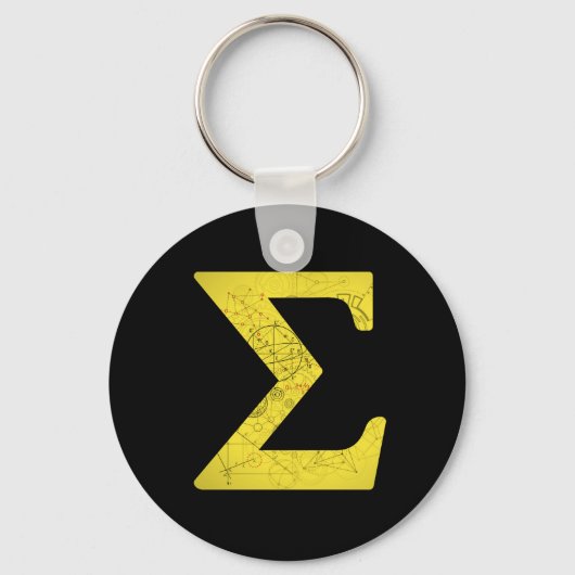 Sigma - Math Symbols Schlüsselanhänger (Vorderseite)