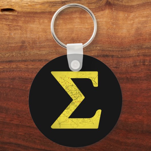 Sigma - Math Symbols Schlüsselanhänger (Vorderseite)