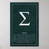 Sigma Poster (Vorne)