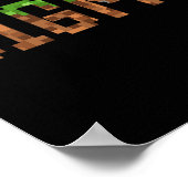 Sigma - Retro Videospiel Pixel Art 8-bit PC-Spiele Poster (Ecke)