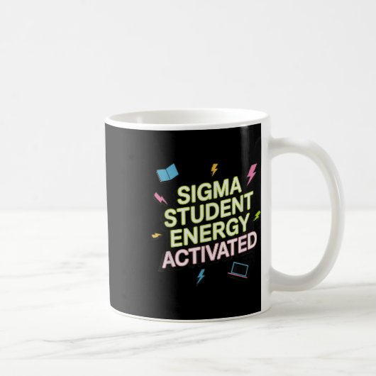 Sigma Student Energy Activated, Back To School, Ge Kaffeetasse (Rechts)