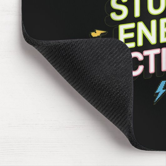 Sigma Student Energy Activated, Back To School, Ge Mousepad (Ecke)