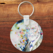 SIGMUND FREUD - Aquarellbild.2 Schlüsselanhänger (Vorderseite)