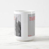 Sigmund Freud Berühmtes "Kampf"-Zitat Kaffeetasse (Mittel)