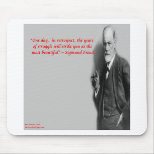 Sigmund Freud Berühmtes "Kampf"-Zitat Mousepad