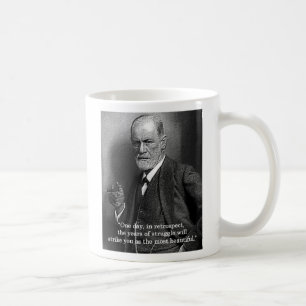 Sigmund Freud "ein Tag." Zitat-Tasse Kaffeetasse